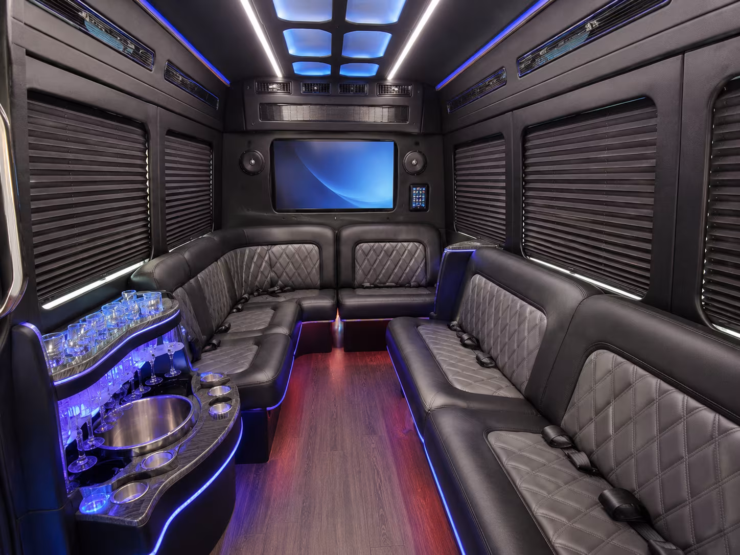 baytown party bus interior