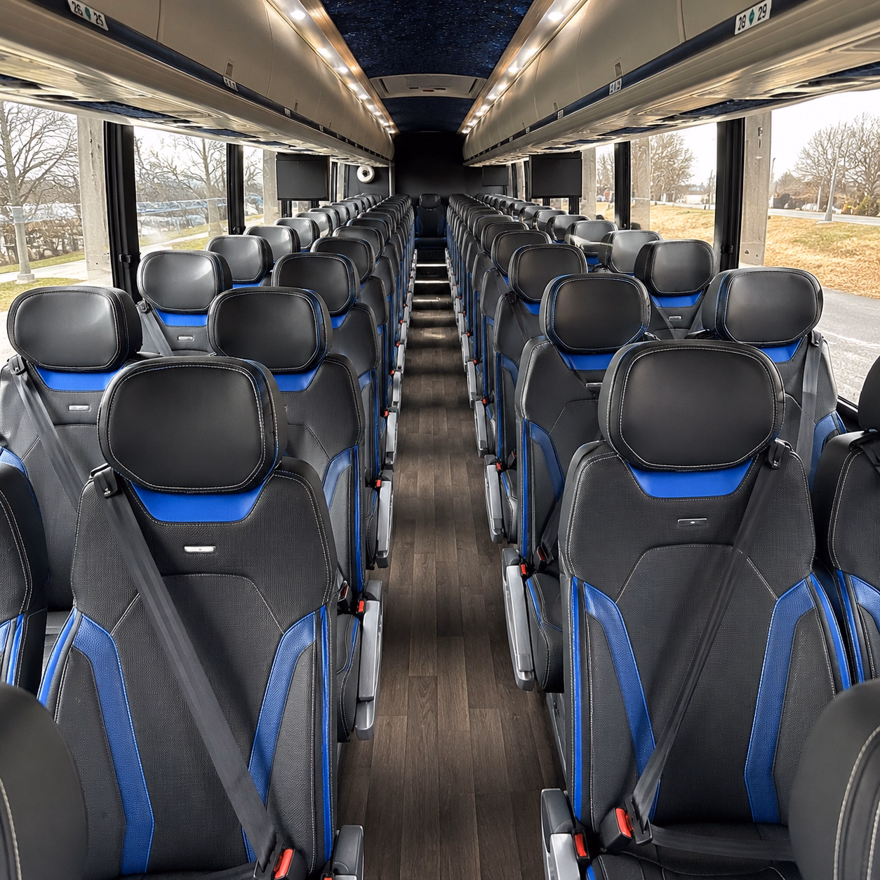 baytown private event transportation onboard seating